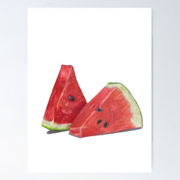 Item preview, Watermelon drawing designed and sold by Artbybailey.