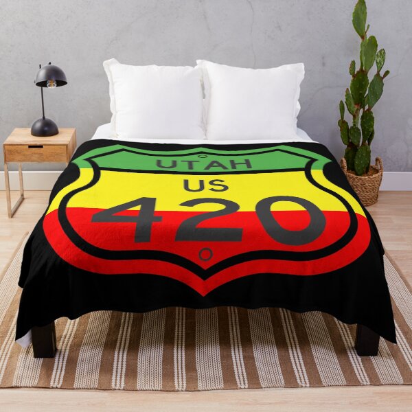 Item preview, Utah Highway 420 in Rasta Colours designed and sold by Kiwidom.