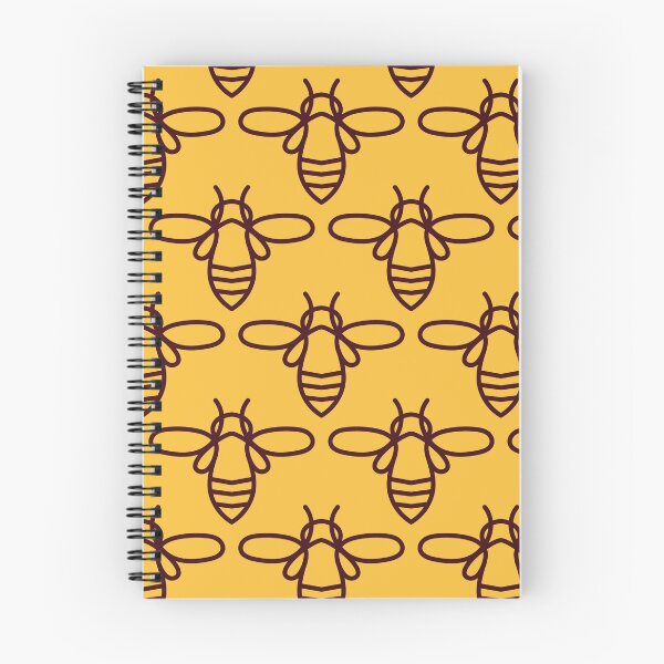 Item preview, Yellow Minimalist Bee Pattern designed and sold by Mexikawaii.