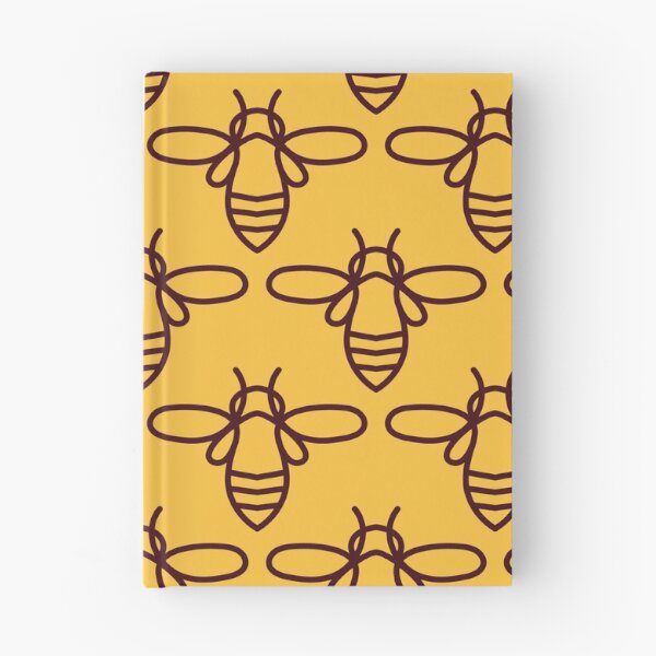 Item preview, Yellow Minimalist Bee Pattern designed and sold by Mexikawaii.