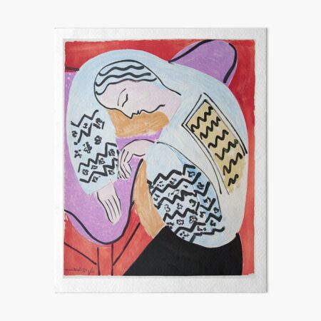 Henri Matisse - The Dream - 1940 Artwork Art Board Print