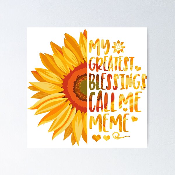 Item preview, My Greatest Blessings Call Me Meme - Gift for grandma designed and sold by nana1099.