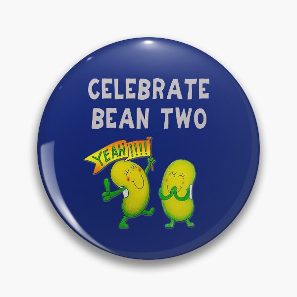Item preview, Happy 2nd Birthday card - Celebrate Bean Two designed and sold by Justbeanhappy.