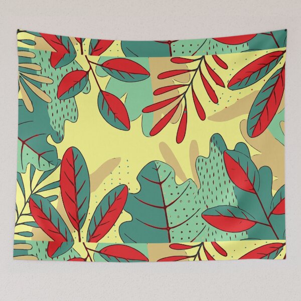Item preview, Summer Tropical Floral Print designed and sold by Rafa_Borroto  -.