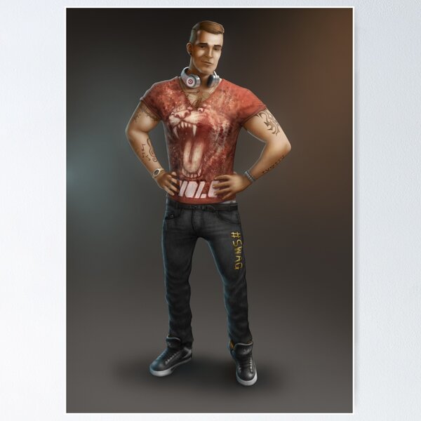 Item preview, Yolo swag dude designed and sold by JamesNicholls.
