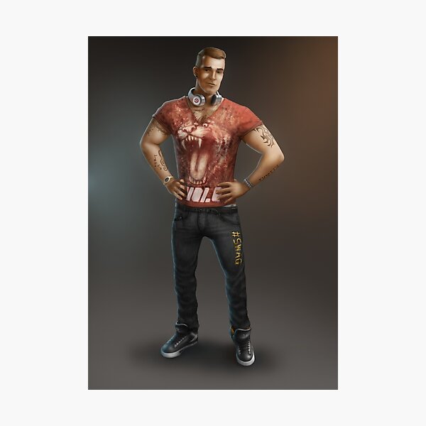 Item preview, Yolo swag dude designed and sold by JamesNicholls.
