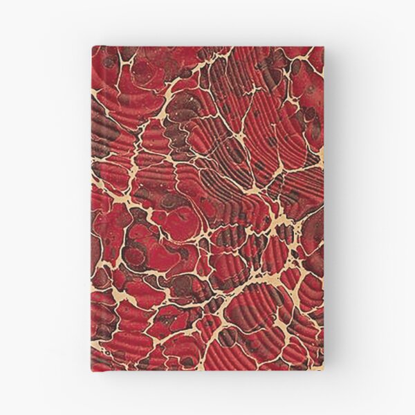 Item preview, Antique Red Marbleized Paper designed and sold by FuzzyHoney.
