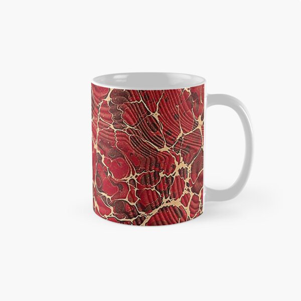 Item preview, Antique Red Marbleized Paper designed and sold by FuzzyHoney.