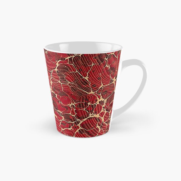 Item preview, Antique Red Marbleized Paper designed and sold by FuzzyHoney.