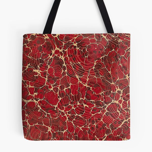 Item preview, Antique Red Marbleized Paper designed and sold by FuzzyHoney.