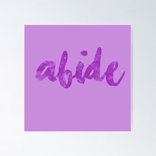 Item preview, Abide - grape designed and sold by Cane & Abel Creations ..