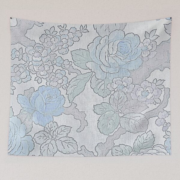 Item preview, Very Faded Antique French Floral Fabric Artwork designed and sold by FuzzyHoney.