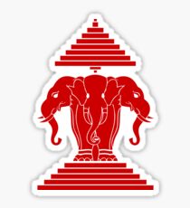 Erawan Lao / Laos Three Headed Elephant Sticker