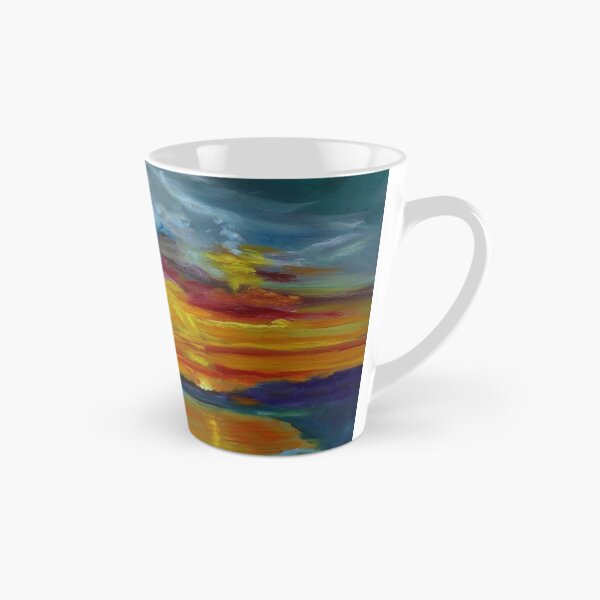 Item preview, Wild Sunset. The brilliant sun sinks behind the mountain and shines reflections across the ocean and beach in all of its colorful glory.  designed and sold by jennyleeandjim.