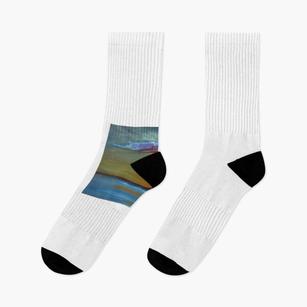 Item preview, Wild Sunset. The brilliant sun sinks behind the mountain and shines reflections across the ocean and beach in all of its colorful glory.  designed and sold by jennyleeandjim.