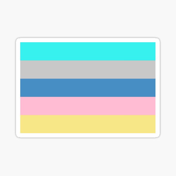 Animesexual Flag 3 Sticker By Deiisscaredd Redbubble