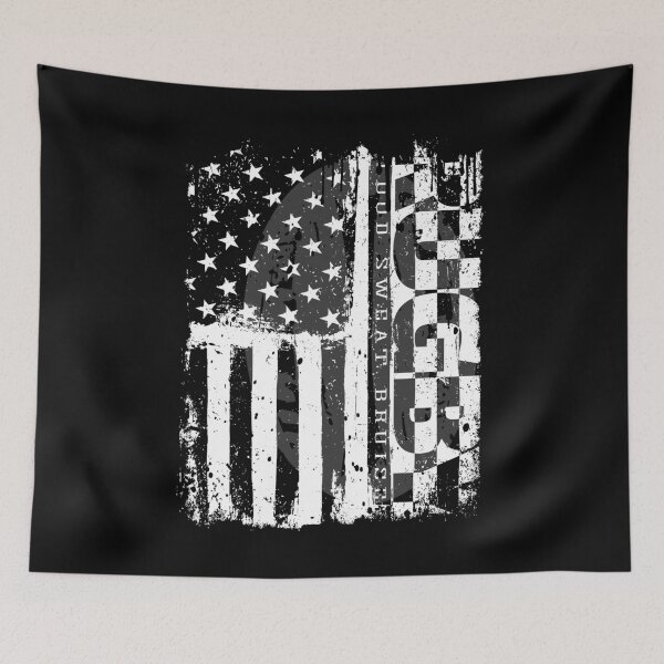 Item preview, American Rugby Flag USA - Blood Sweat Bruises designed and sold by KoolMoDee.