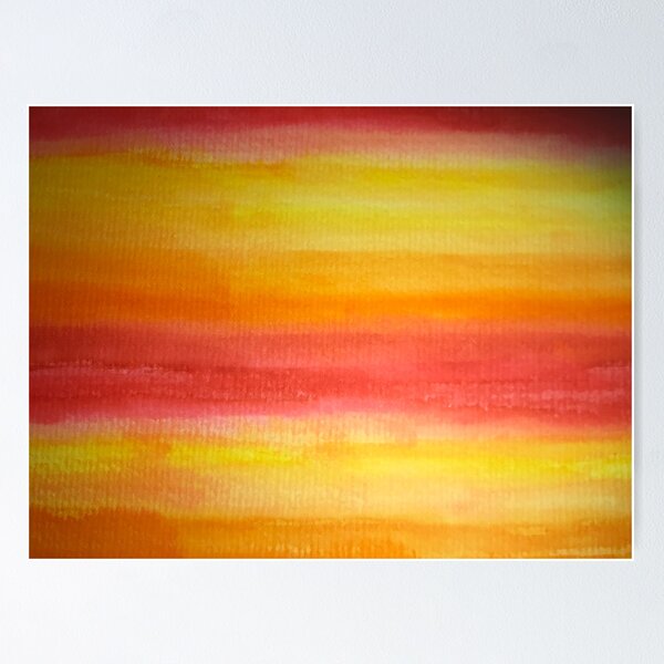 Item preview, Watercolor Sunset Stripes designed and sold by Snuggleshark.