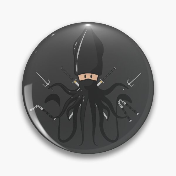Item preview, Armed Ninja Squid (white) designed and sold by animinimal.