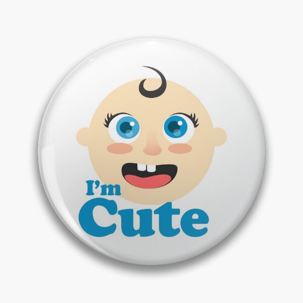 Item preview, I'm Cute Adorable Baby  designed and sold by BrightLightArts.