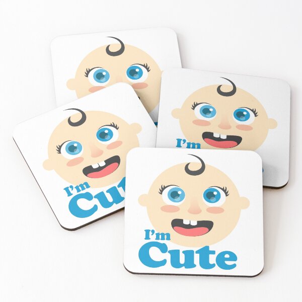 Item preview, I'm Cute Adorable Baby  designed and sold by BrightLightArts.