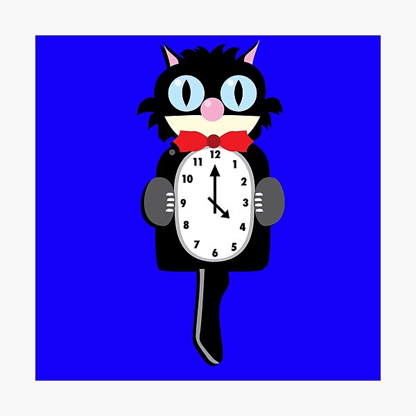 Item preview, Kitty Clock designed and sold by Sugar Ray Dodge.