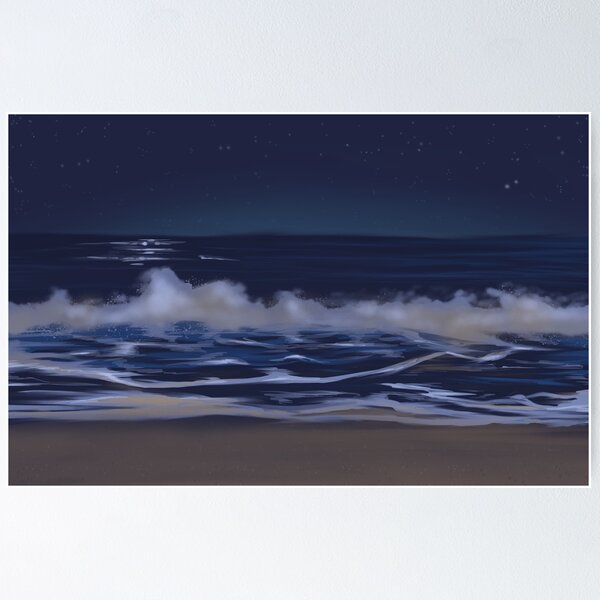 Item preview, Late Night Ocean designed and sold by nori-ryujin.