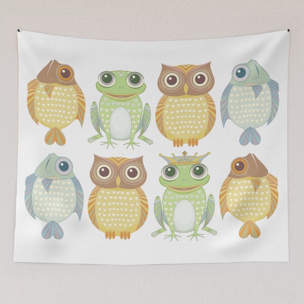 Item preview, King Frog & Friends 7 designed and sold by Jean Gregory Evans.
