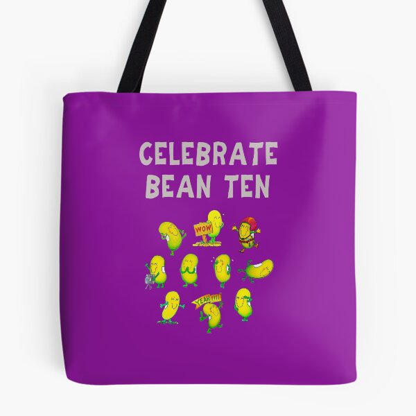 Item preview, Happy 10th Birthday card - Celebrate Bean Ten designed and sold by Justbeanhappy.