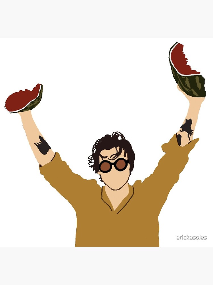 Harry Styles Watermelon Sugar Music Video Greeting Card By Erickasoles Redbubble