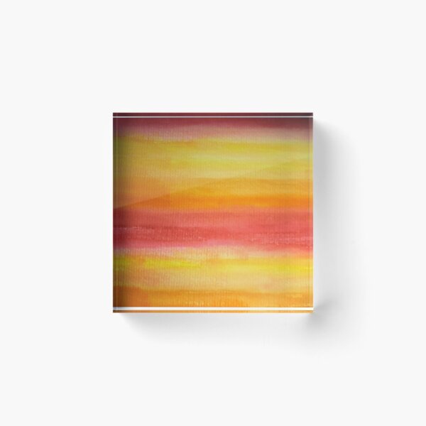 Item preview, Watercolor Sunset Stripes designed and sold by Snuggleshark.
