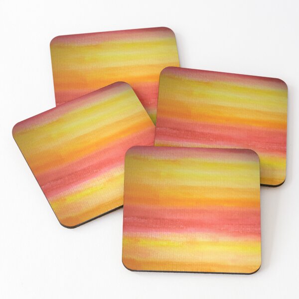 Item preview, Watercolor Sunset Stripes designed and sold by Snuggleshark.