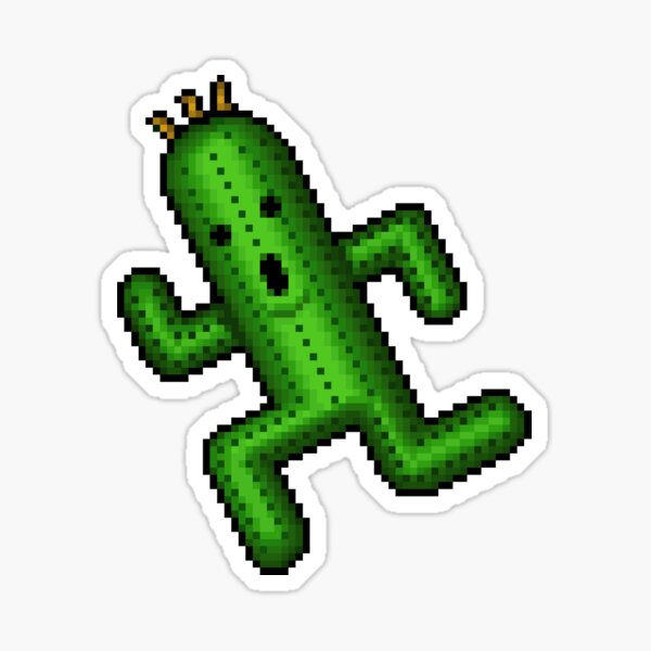 Pixelart Cactuar Sticker