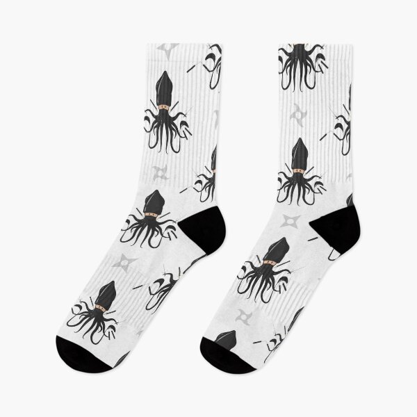 Item preview, Armed Ninja Squid (white) designed and sold by animinimal.