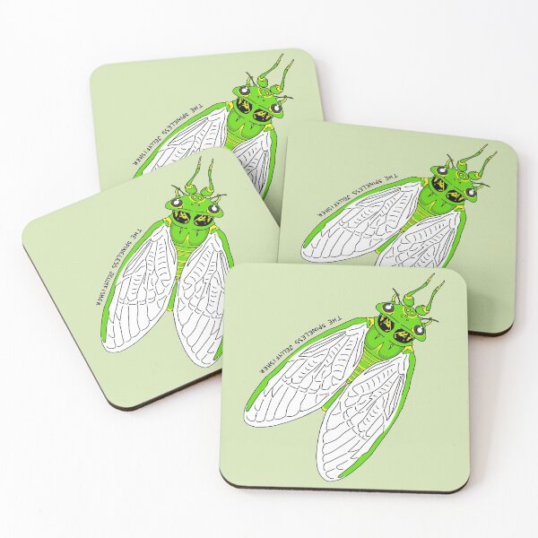 Item preview, Cicada (green) designed and sold by TheSpinelessJellyfisher.