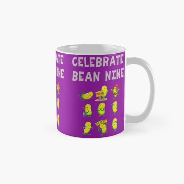 Item preview, Happy 9th Birthday card - Celebrate Bean Nine designed and sold by Justbeanhappy.