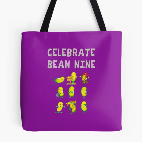 Item preview, Happy 9th Birthday card - Celebrate Bean Nine designed and sold by Justbeanhappy.