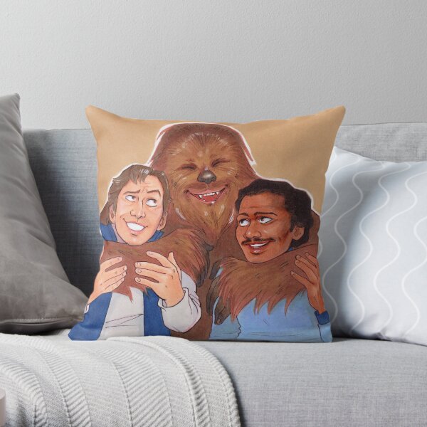 Scoundrels and Best Friends Throw Pillow