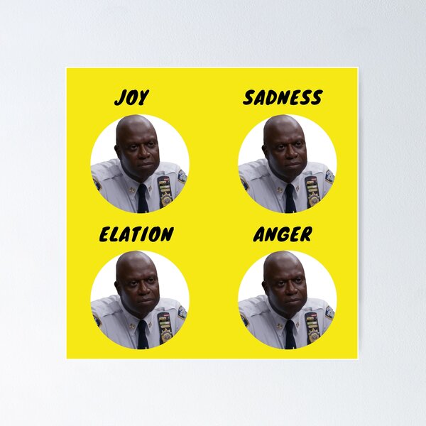 Item preview, The many faces of Captain Holt designed and sold by JpressA.