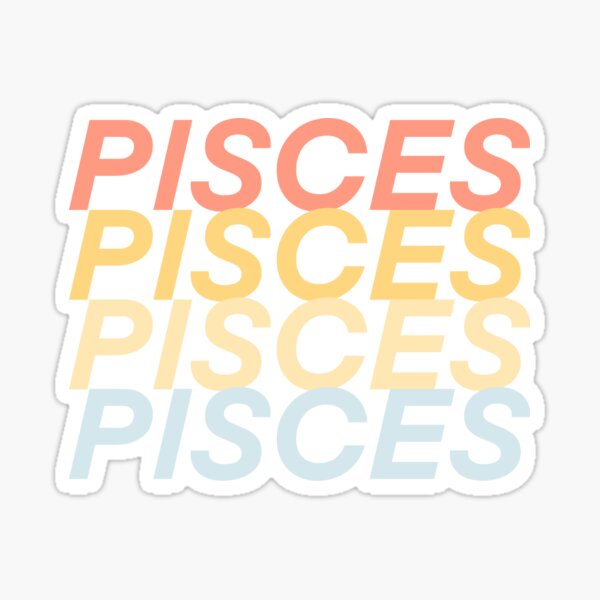 pisces Sticker