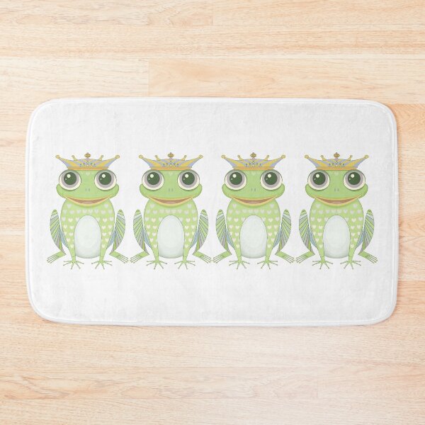 Item preview, Quadruplet Princely Frogs designed and sold by Jean Gregory Evans.