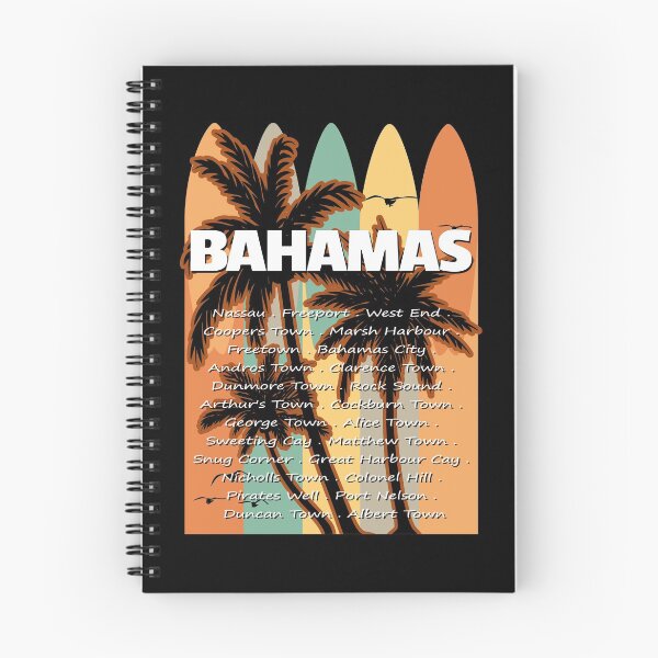 Item preview, Towns/Cities of the Bahamas - Souvenir Travel Design designed and sold by KoolMoDee.