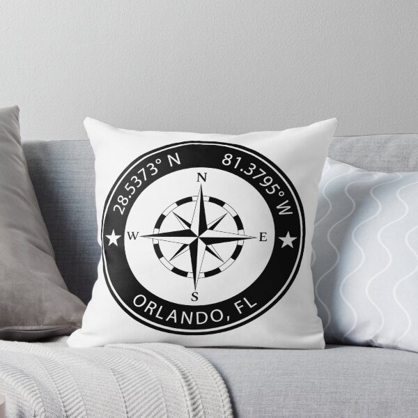 Item preview, Orlando, Florida Geographical Coordinates designed and sold by TeeOhGraphics.