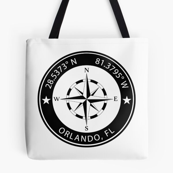 Item preview, Orlando, Florida Geographical Coordinates designed and sold by TeeOhGraphics.