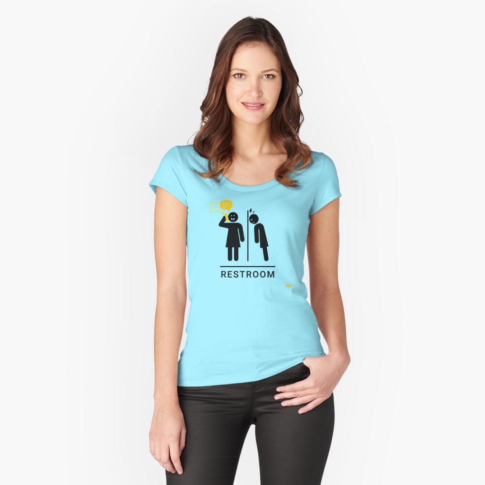 Item preview, Fitted Scoop T-Shirt designed and sold by honeymadison.