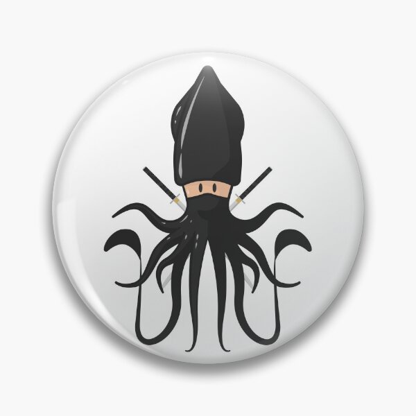 Item preview, Ninja Squid (white) designed and sold by animinimal.