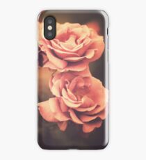 Three Pink Roses (Vintage Flower Photography) iPhone Case/Skin