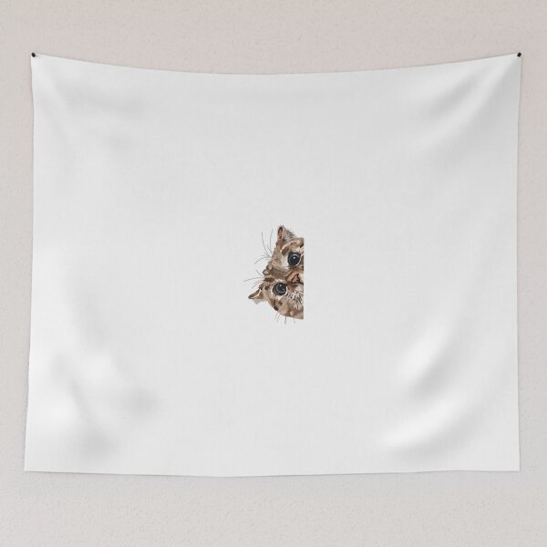 Item preview, Curious cat designed and sold by stickerdesignss.