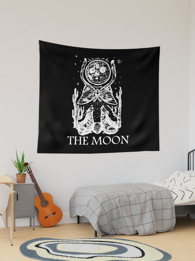 The outlet Moon Tarot Card Wall Tapestry