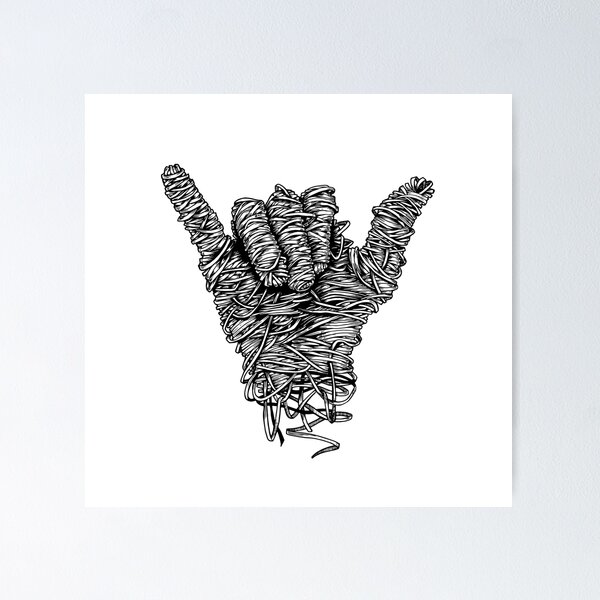 Item preview, Hang Loose Shaka designed and sold by Wayanbayu.